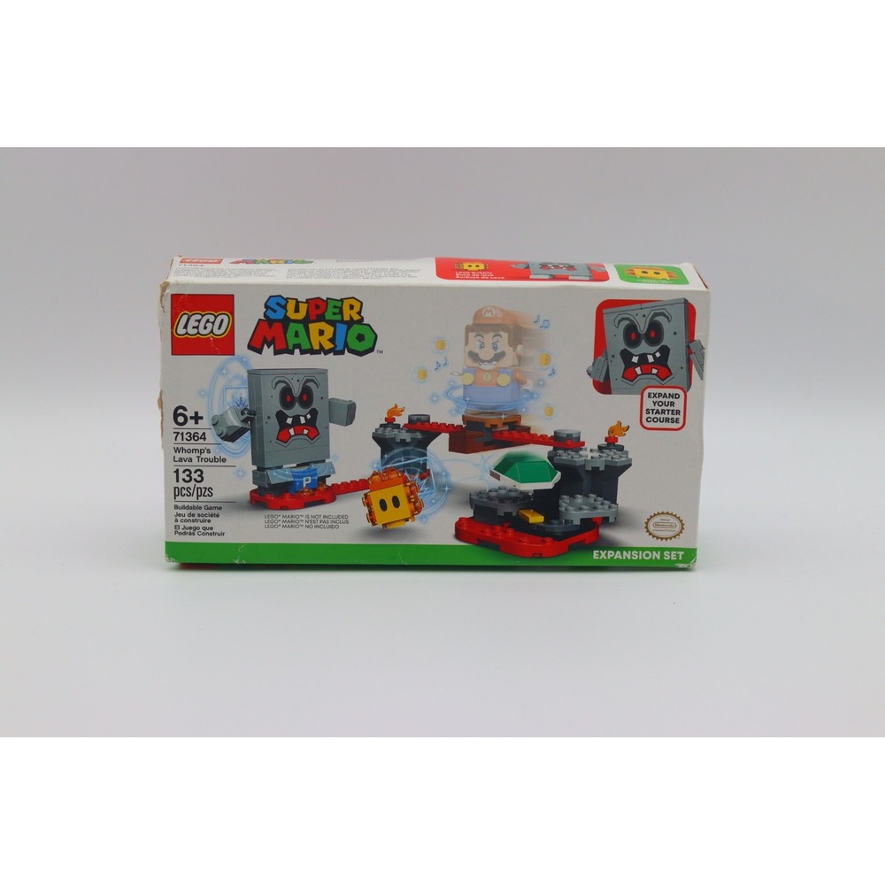 LEGO Super Mario Whomp's Lava Trouble Expansion Set 71364 133 Pcs New Sealed Box